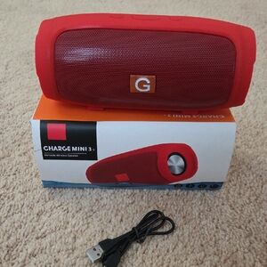 Charge Mini 3+ Red Portable Speaker